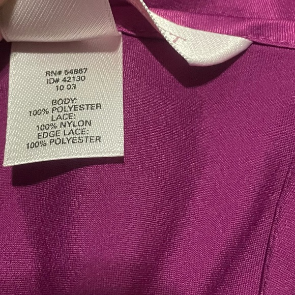 Y2K Victoria's Secret Magenta Slip Dress Sz Small - Picture 8 of 8